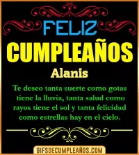 GIF Frases de Cumpleaños Alanis